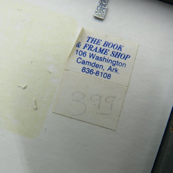 Set 2 Rustic Quilted Pattern Wall Art 7.5" Wooden Frames Large Star Dahlia - Picture 10 of 10